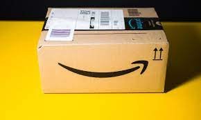 ejemplo de embalaje con caja de amazon