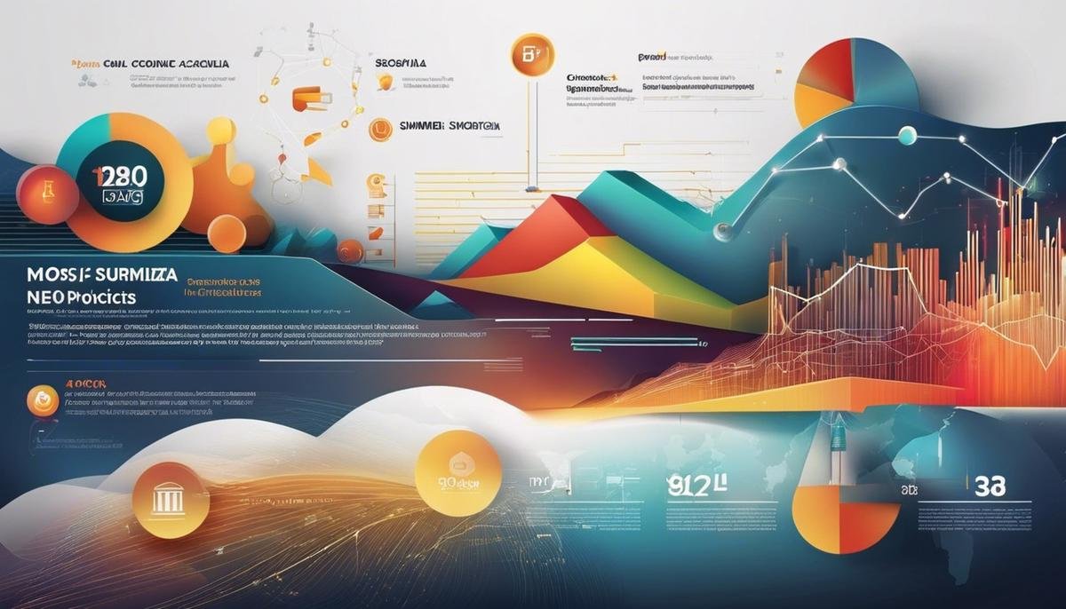 Concepto sobre el Big Data y la cadena de suministro, mostrando cómo se interconectan y optimizan el flujo de productos y la toma de decisiones logísticas.